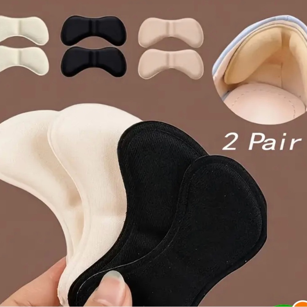 2 Pairs of Heel Insoles for Men and Women, Thick Heel Insoles
Non-Slip